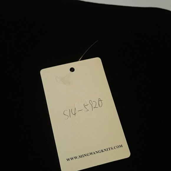 NWT Ming Wang Black Cardigan Sz S - Picture 9 of 10